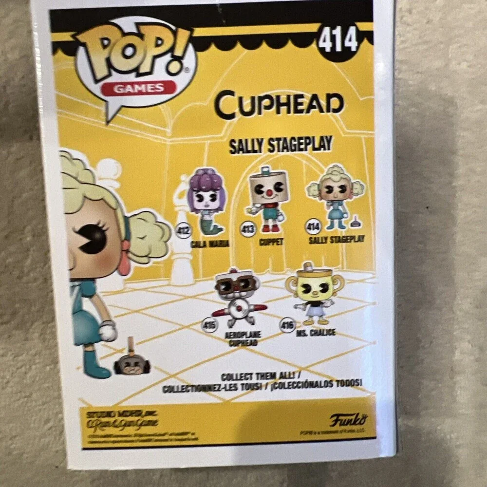 Funko Pop & Buddy Cuphead S2 Sally Stageplay #414 New